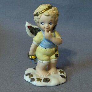 Vintage Angel Figurine Bronson Tender Heart 1995 BC Katharine Stevenson Stars